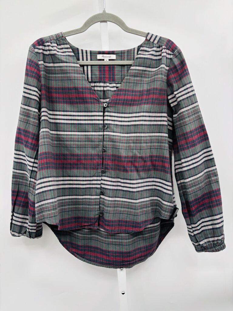 Madewell Blouse Green M