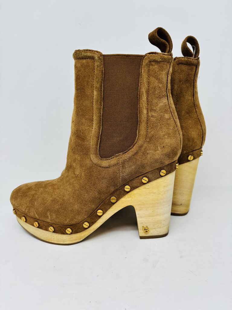 Veronica Beard Ankle Boots Tan 6