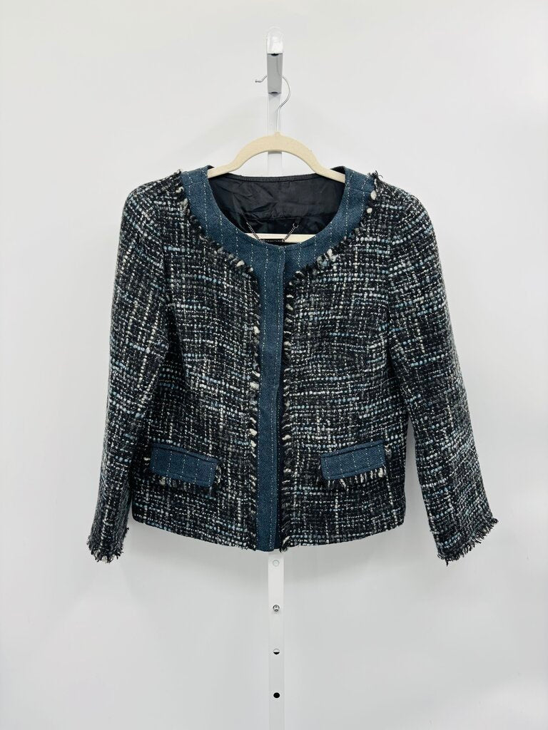 Trina Turk Jacket Navy 10