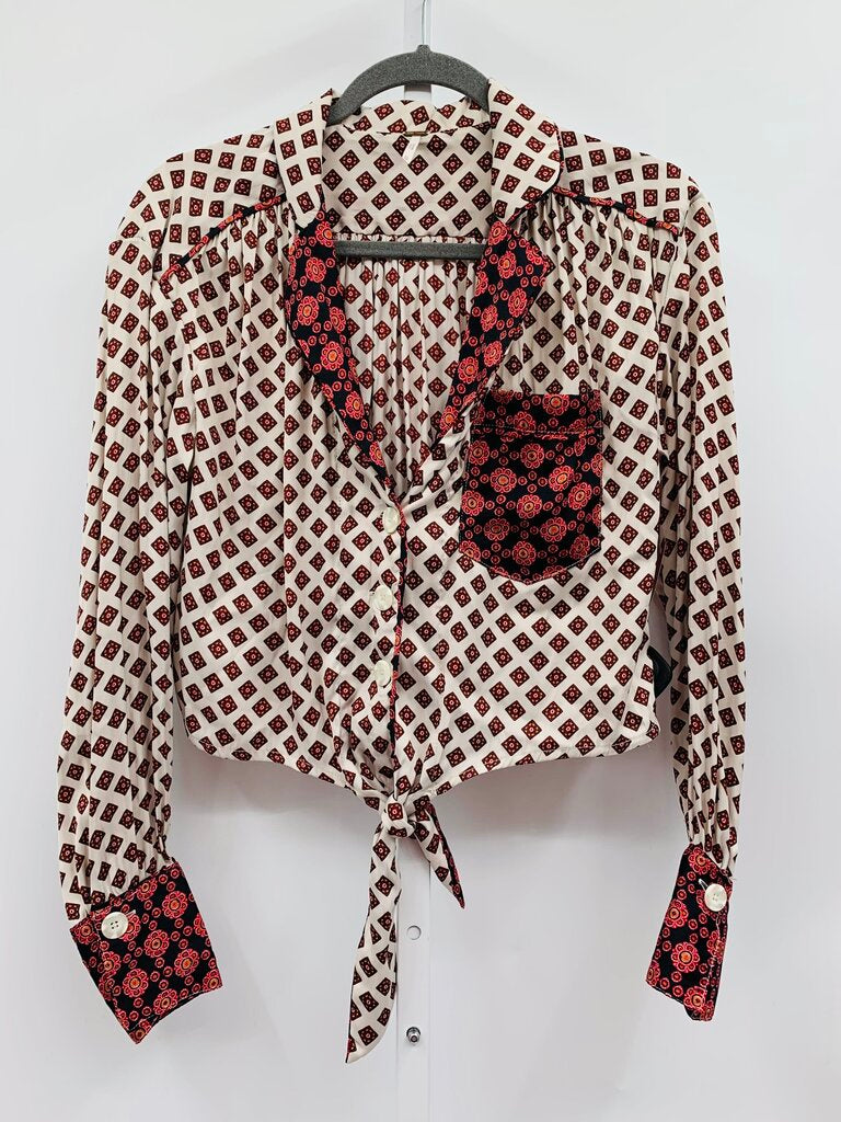 Free People Blouse Red XS