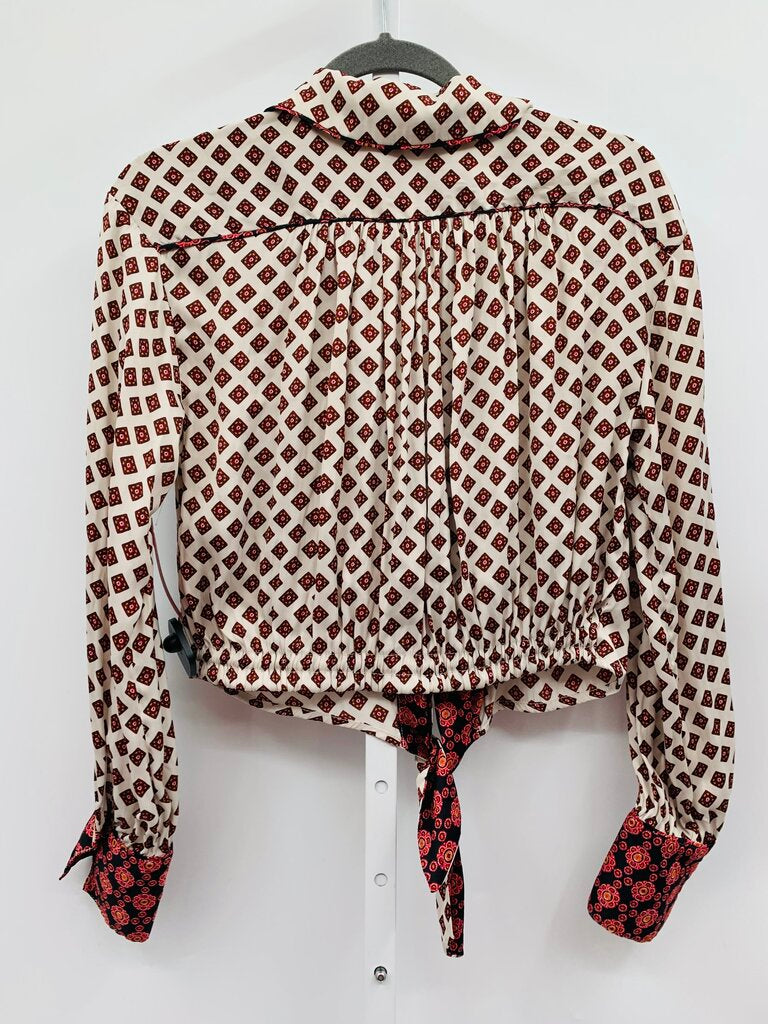 Free People Blouse Red XS