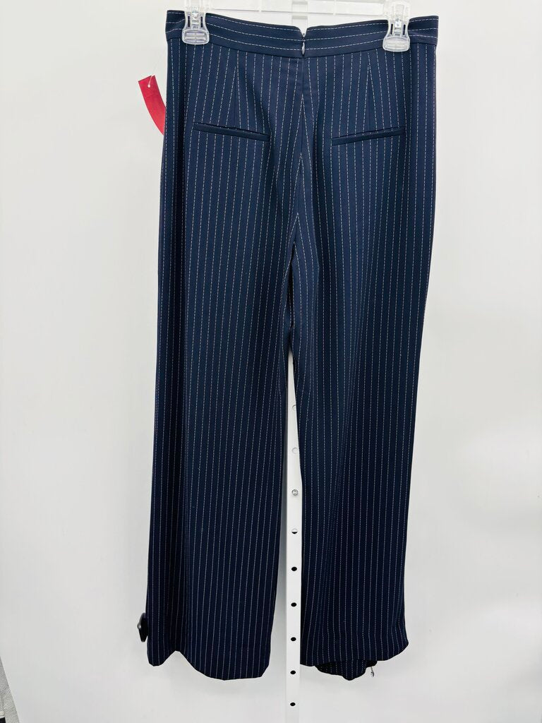 Veronica Beard Pants Wide Leg Navy 6