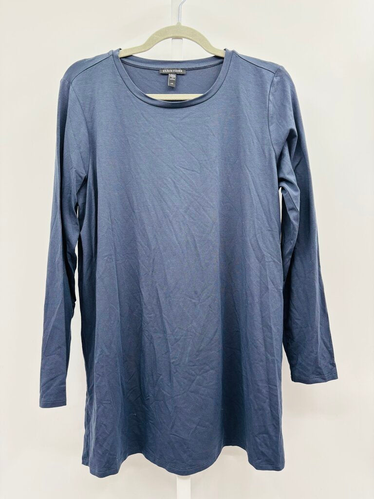 Eileen Fisher T-Shirt Navy L