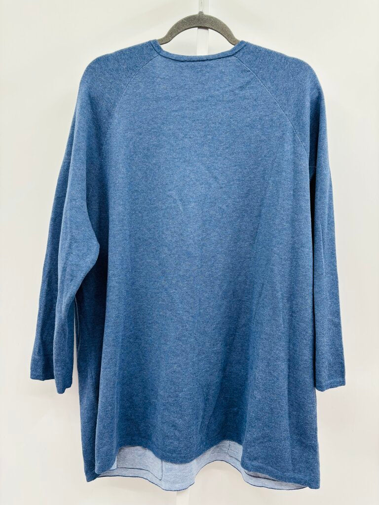 Pure Jill Tunic Plus Blue 2X