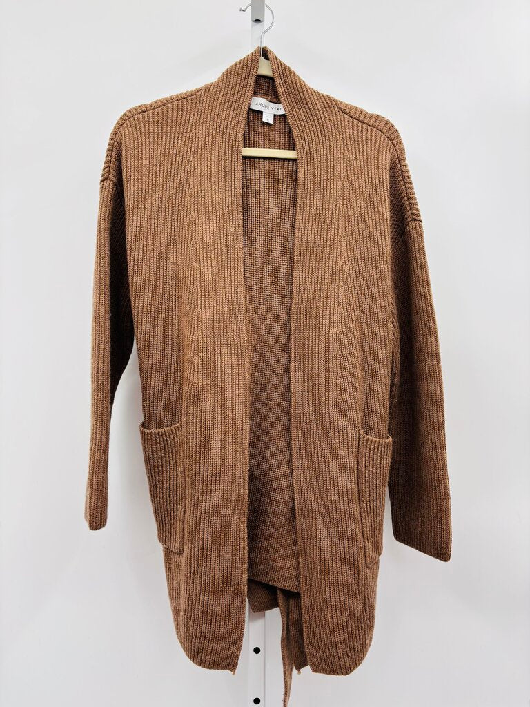 Amour Vert Cardigan Brown XL