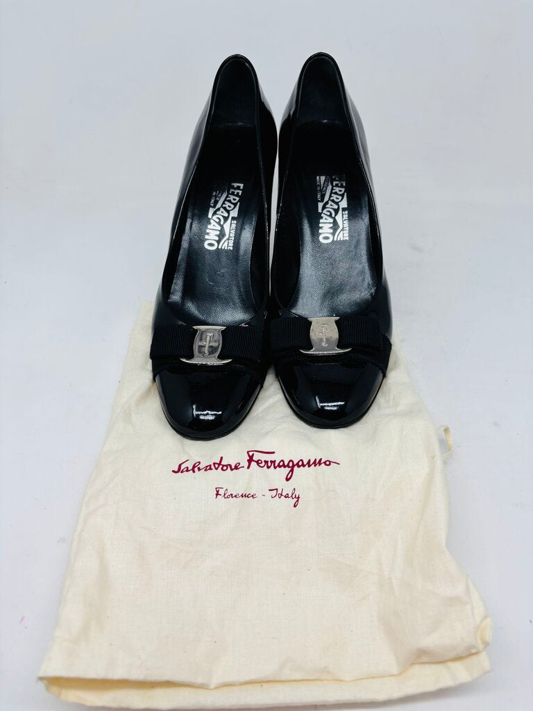 Ferragamo Heels Black 9