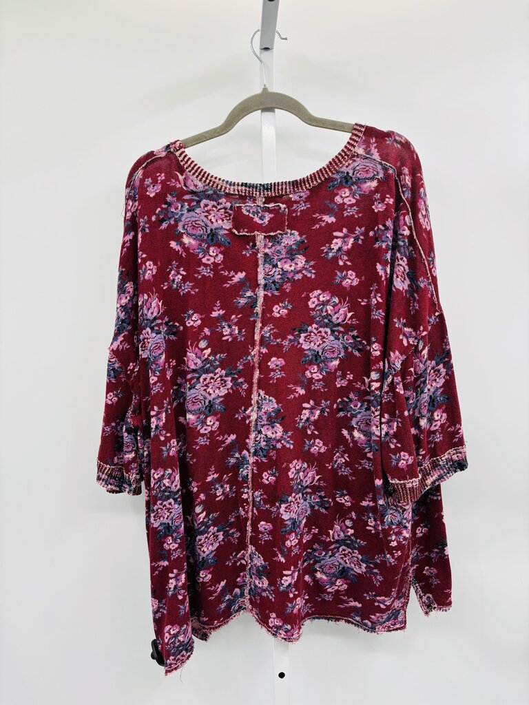 We the Free Top Burgundy L