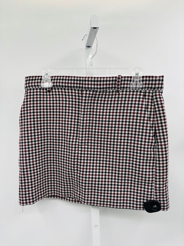 Madewell Skirt Mini Burgundy 4