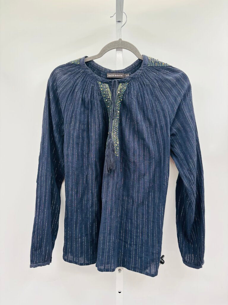 Antik Batik Blouse Navy S