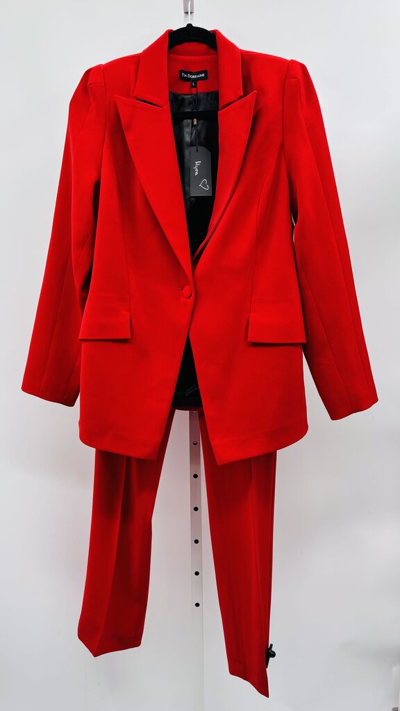 Tia Dorraine Pants Suit Red L