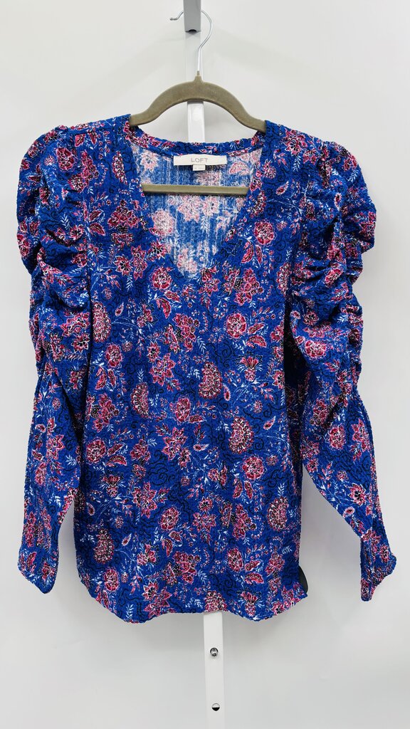 Loft Blouse Blue XS