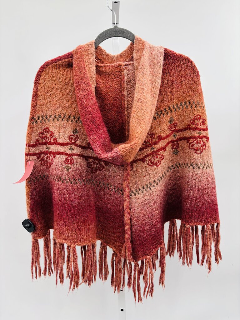 Essentiel Antwerp Poncho Red M