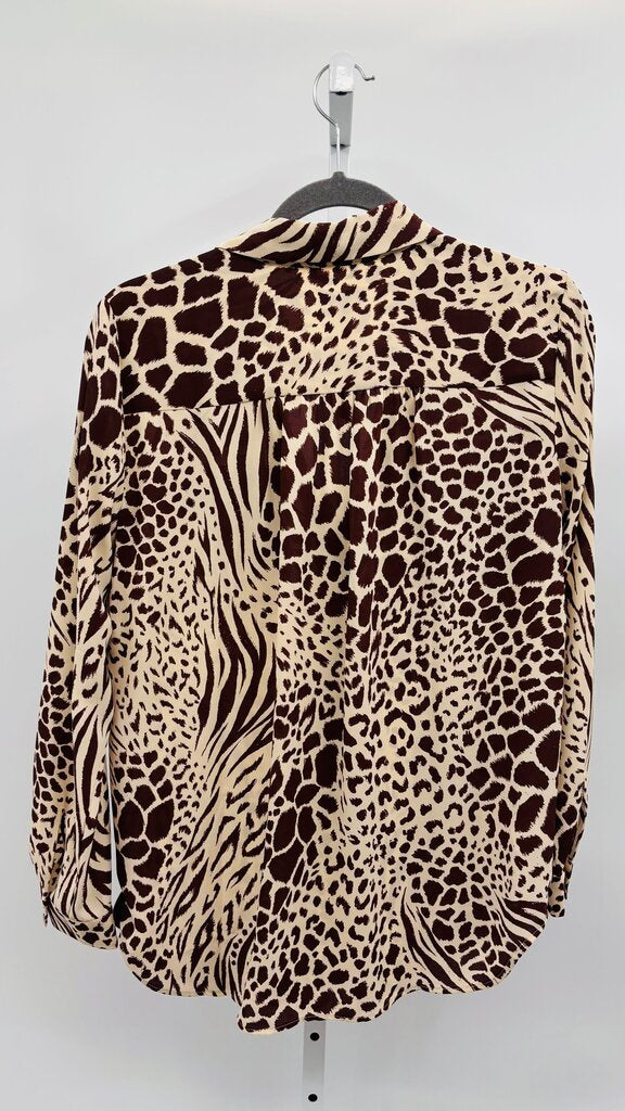 Ann Taylor Blouse Brown S