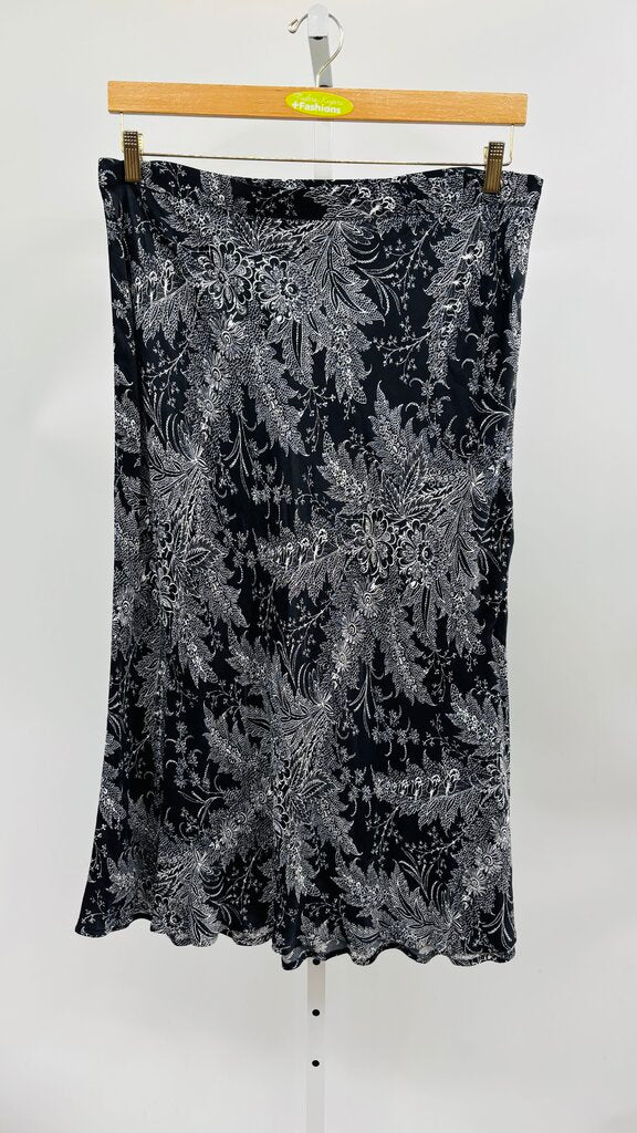 Anthropologie Skirt Plus Black 16W