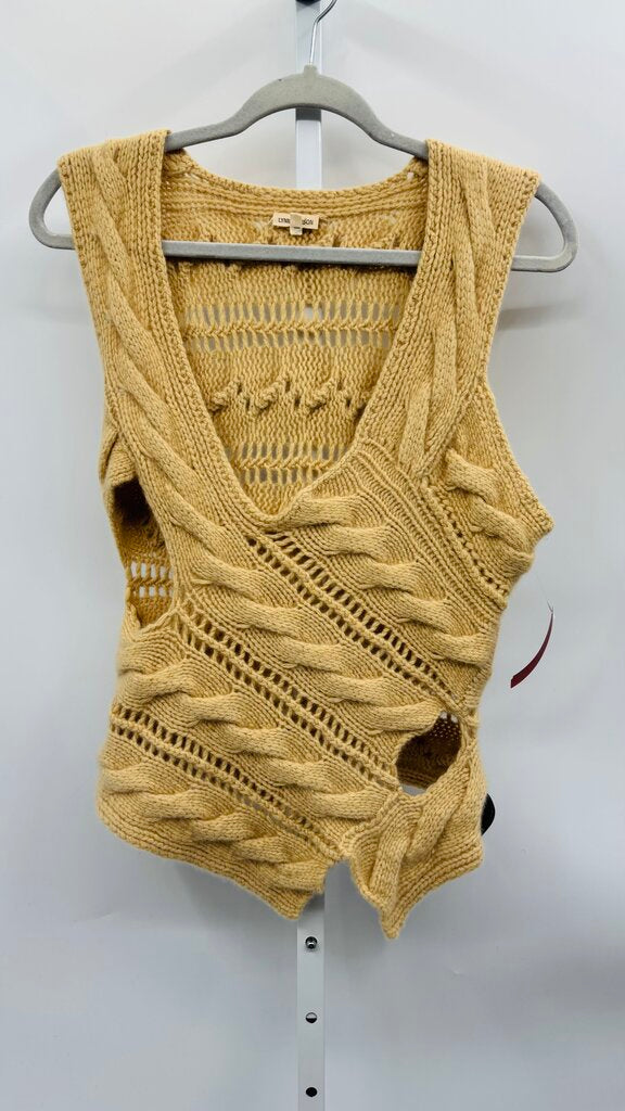 Lynne Larson Sweater Vest Beige L