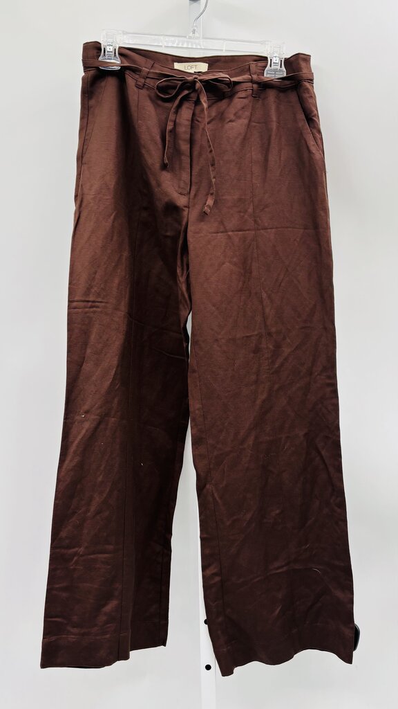 Loft Pants Wide Leg Brown 8P