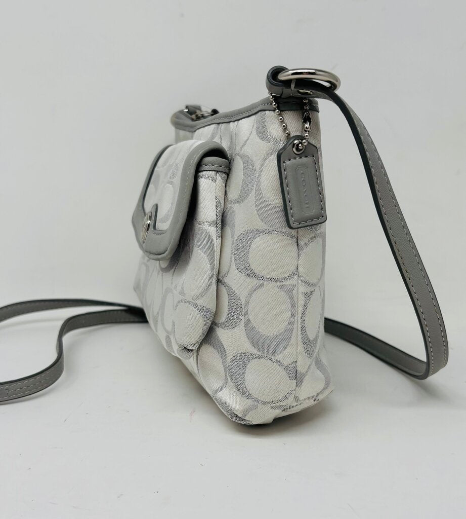 Coach Crossbody Bag Grey Signature