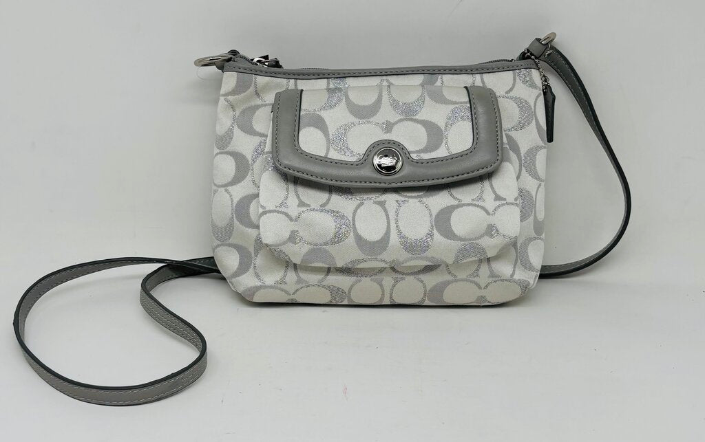 Coach Crossbody Bag Grey Signature
