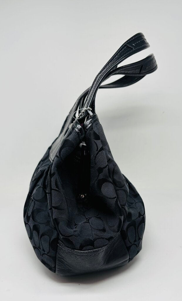 Coach Handbag Black Signature