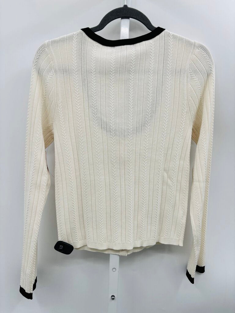 Ann Taylor Cardigan Ivory L