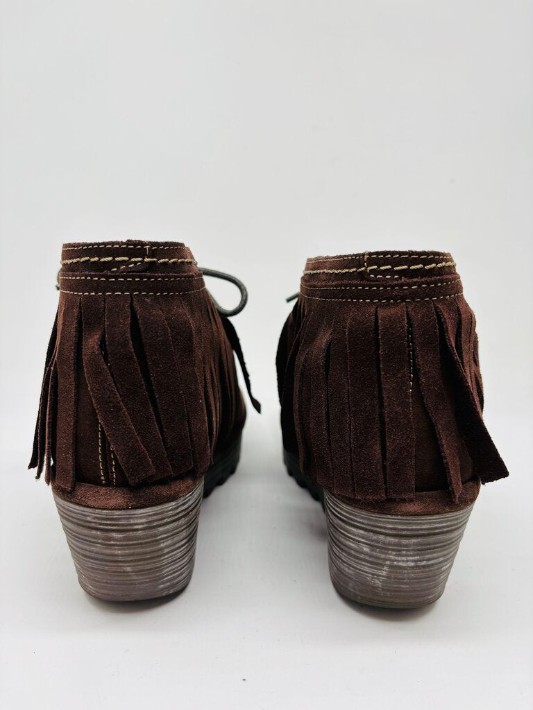 FLY London Ankle Boots Brown 7.5