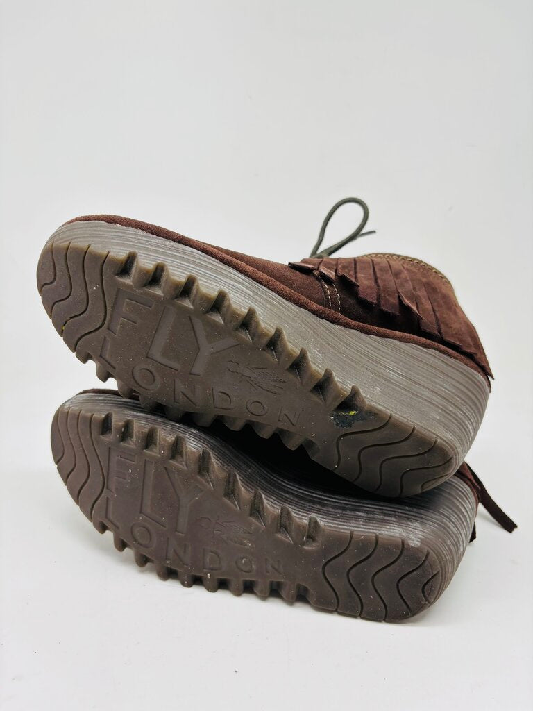 FLY London Ankle Boots Brown 7.5