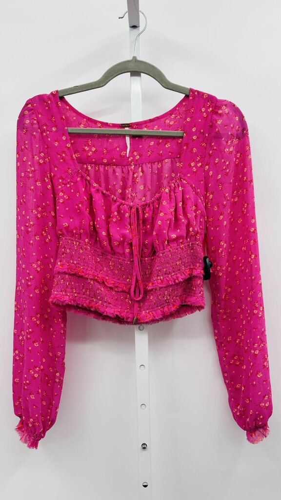 Free People Top Pink XS