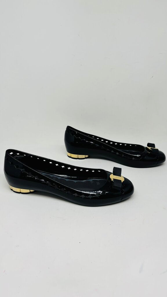 Ferragamo Flats Black 9
