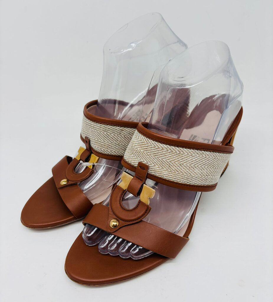 Ferragamo Heels Brown 8