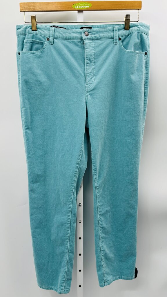 Talbots Pants Straight Blue 16