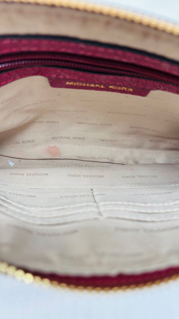 Michael Kors Crossbody Bag Burgundy