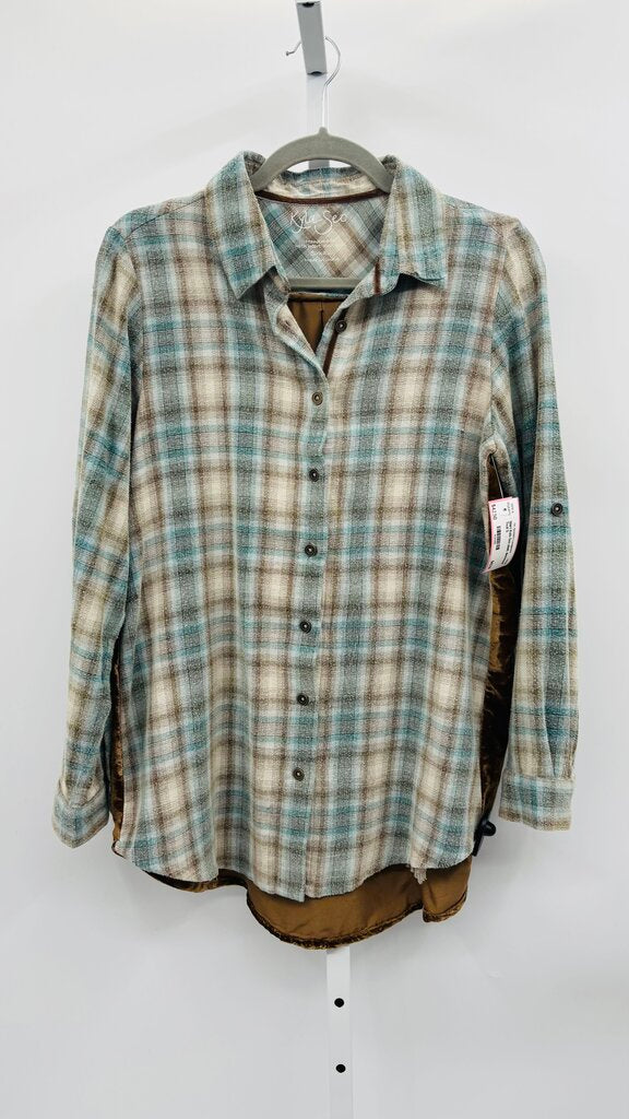 Kyla Seo Shirt Teal S