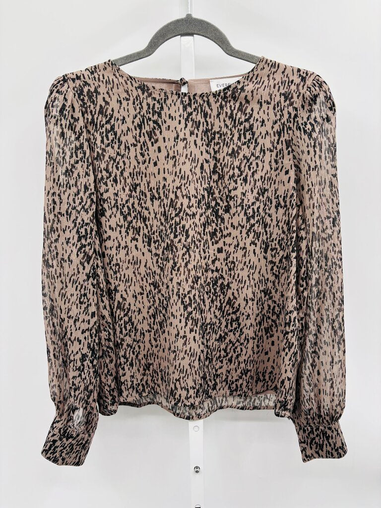 Evereve Blouse Brown S