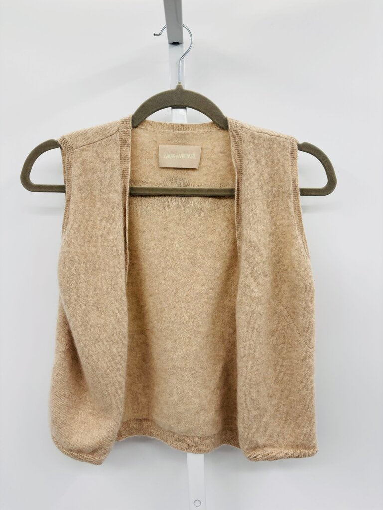 Zadig & Voltaire Sweater Vest Beige M