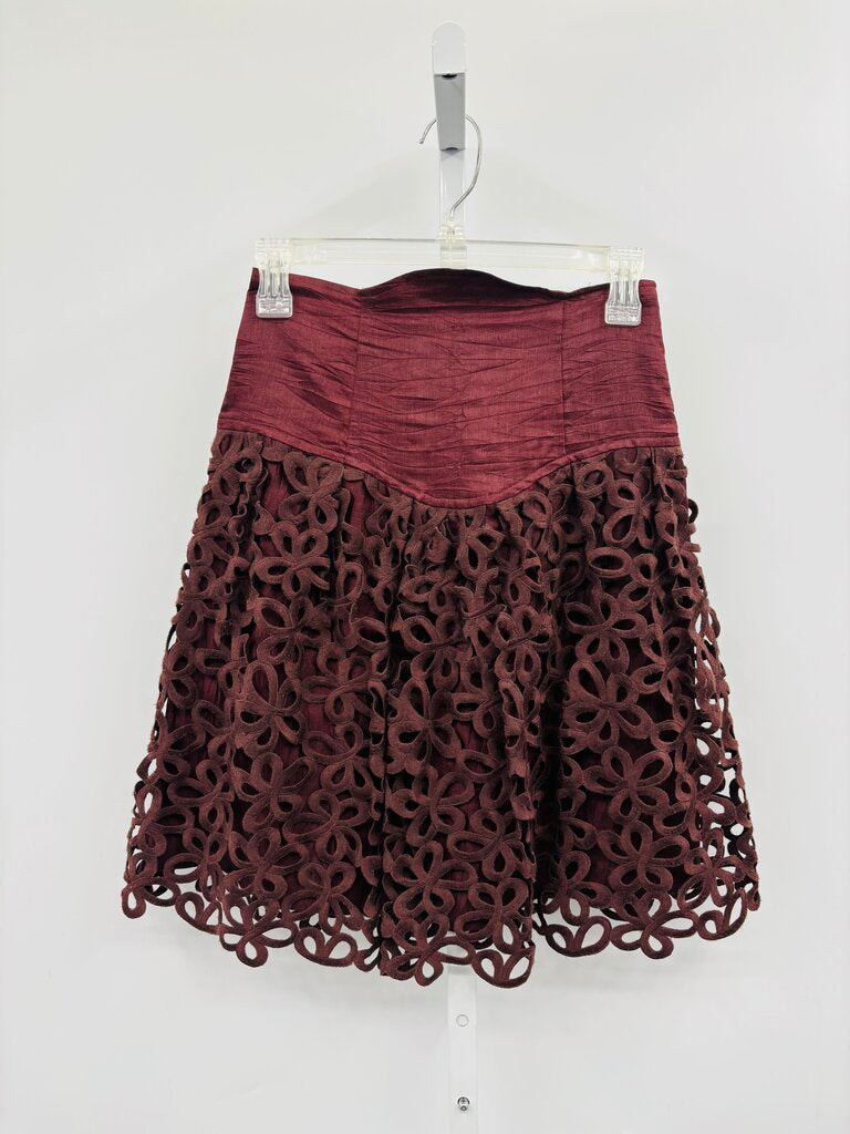 Robert Rodriguez Skirt Brown 0
