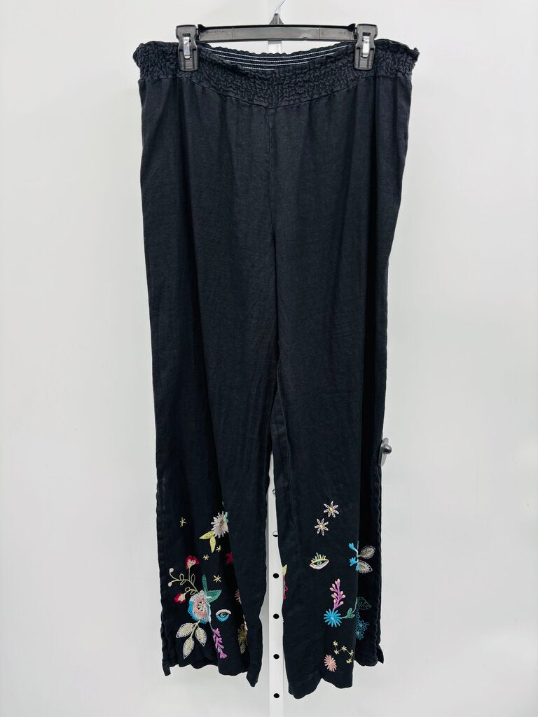 JW Los Angeles Pants Straight Black M