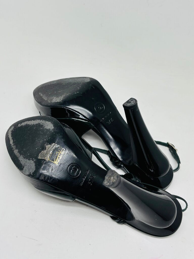 Chanel LUXURY SHOES Green 7