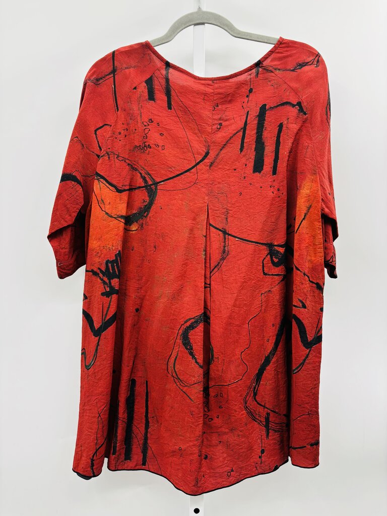 3potato Tunic Red L