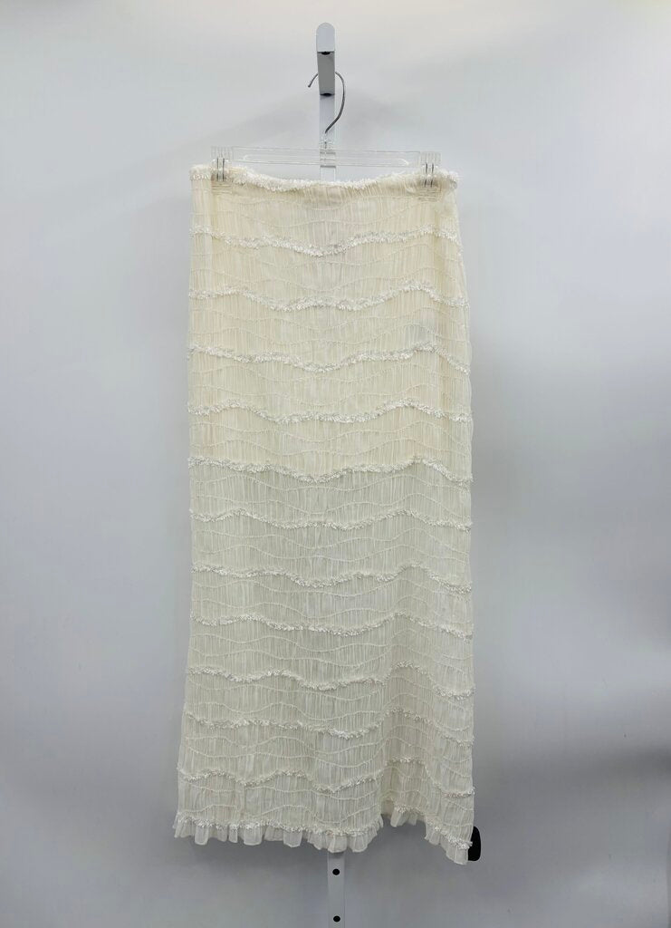 And Now This Skirt Maxi White M