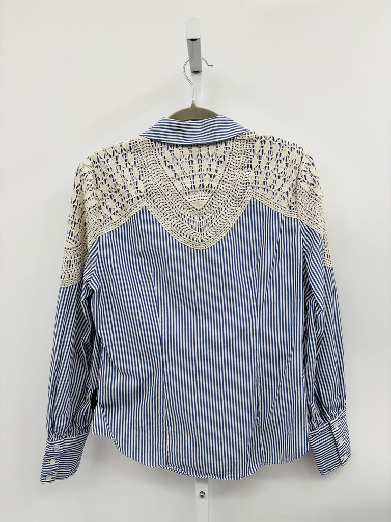 Veronica Beard Shirt Blue 8