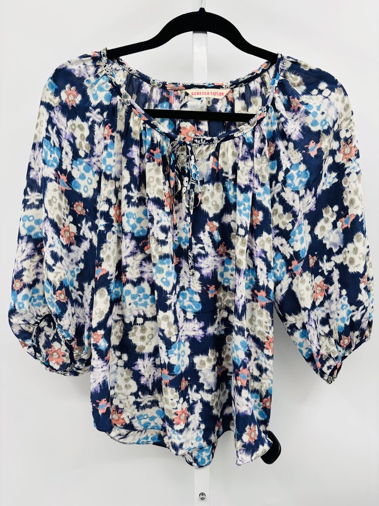 Rebecca Taylor Blouse Navy 6