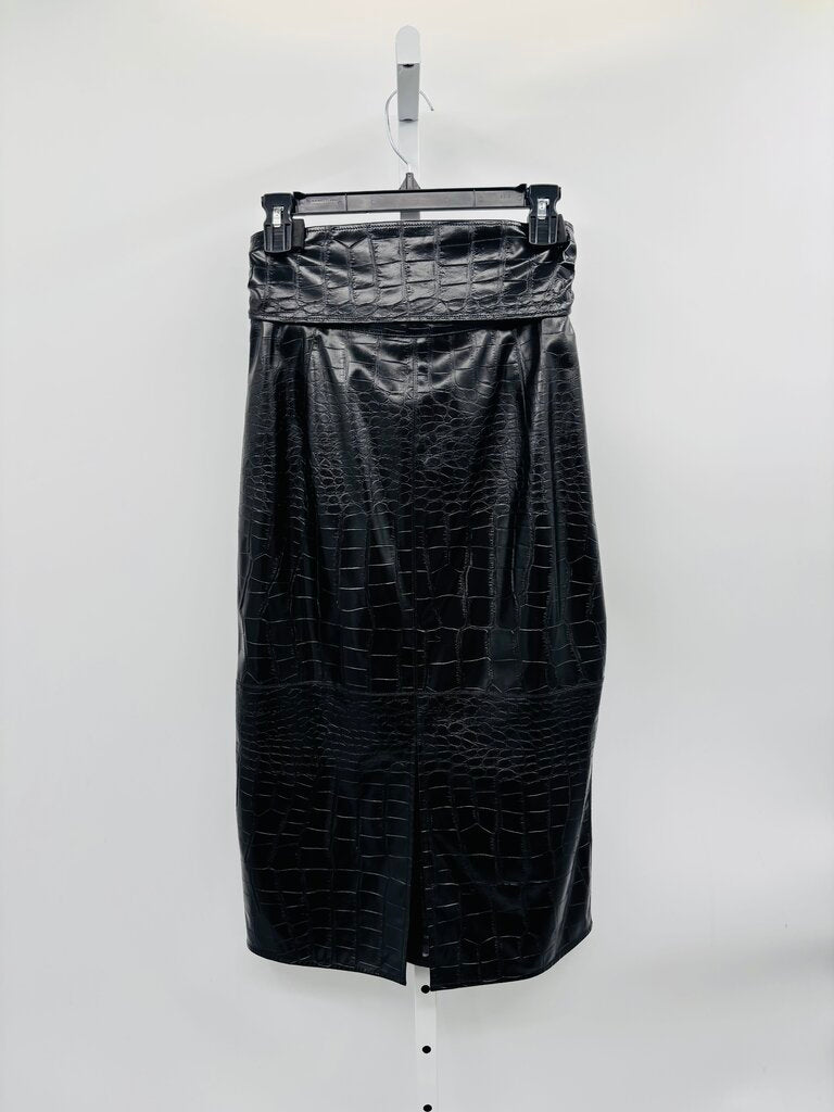 MSGM Skirt Midi Black 10