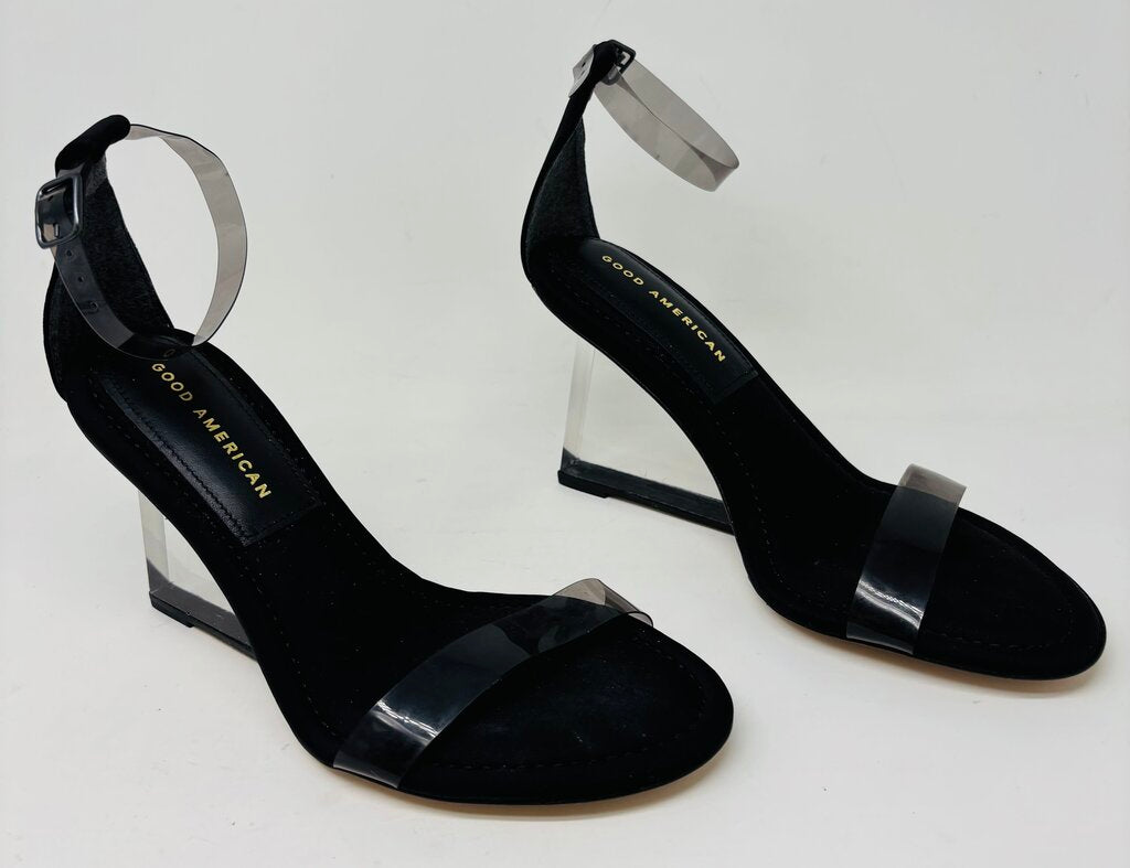 Good American Wedge Black 7.5
