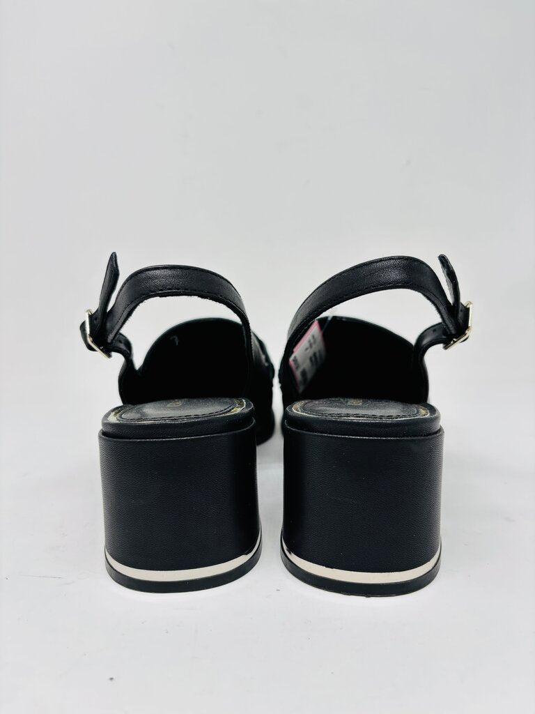 Kenneth Cole Slingbacks Black 9
