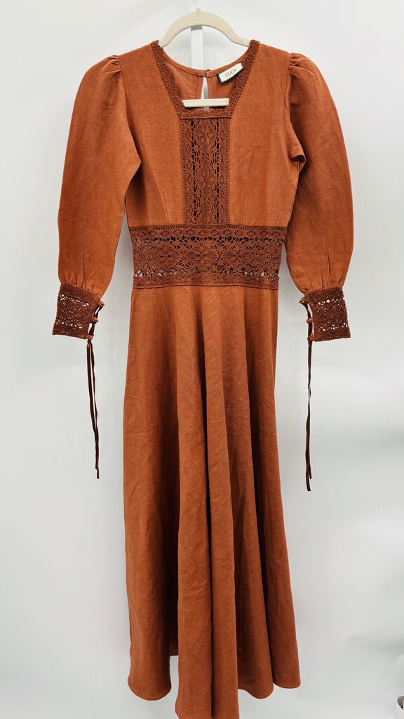 EDDY Maxi Dress Orange 2