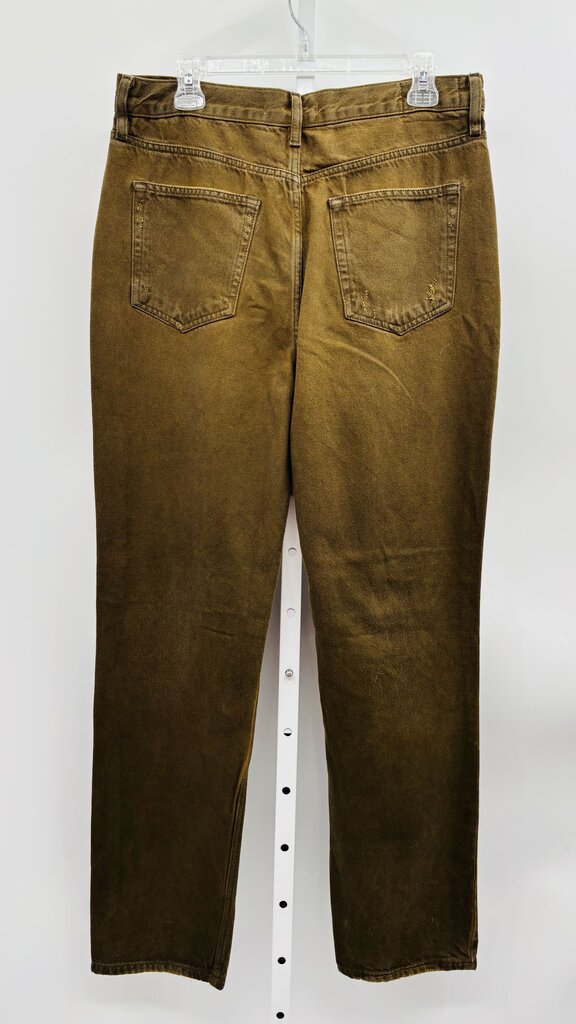 We the Free Jeans Straight Brown Green 10