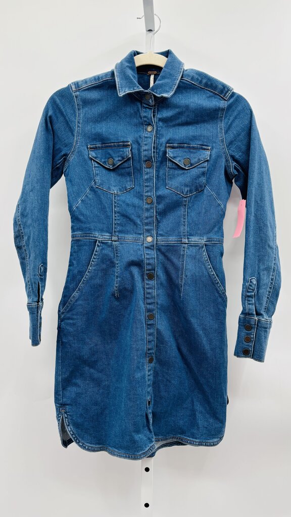 Free People Dress Blue XS