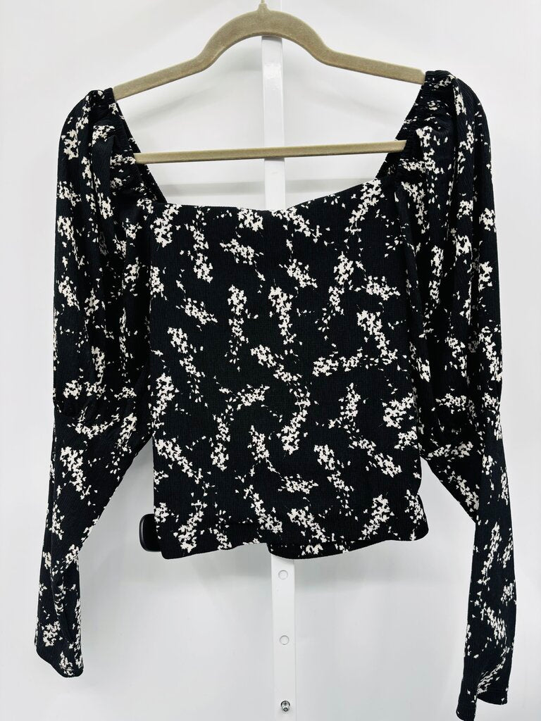 Anthropologie Top Black XS