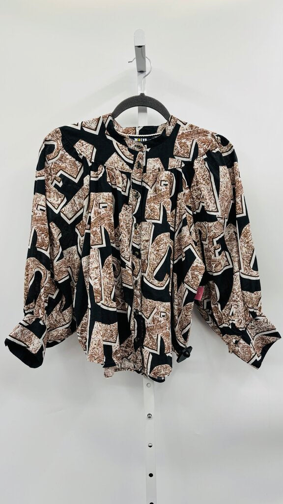 Maeve Blouse Brown XS