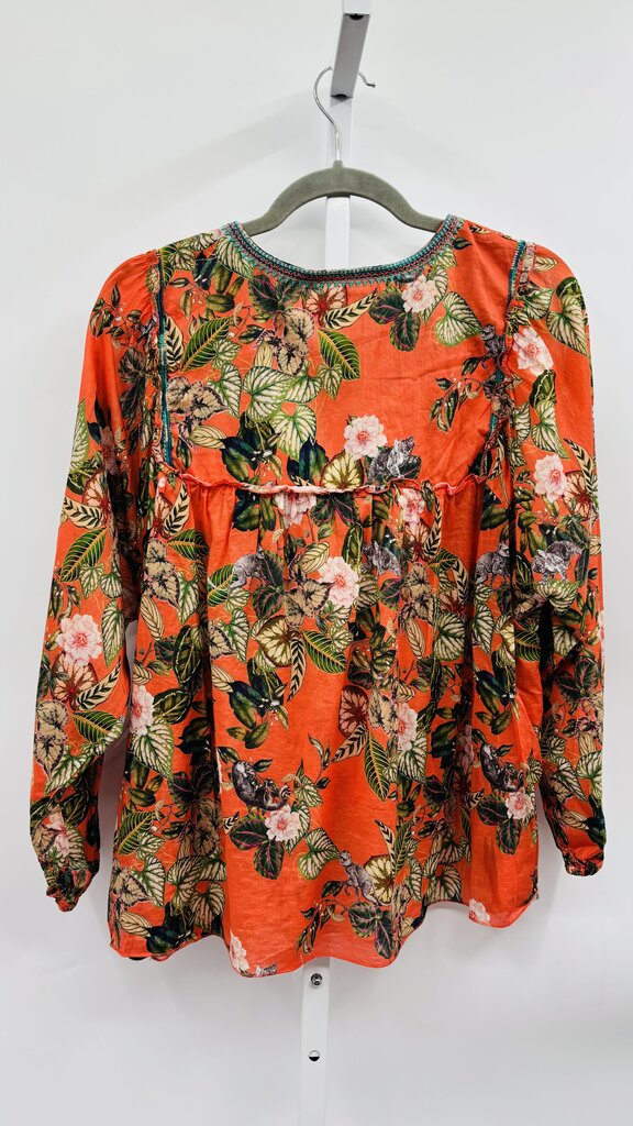 Johnny Was Workshop Blouse Orange M